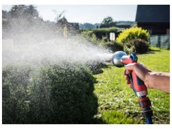 (obrázek pro) Postřikovač zahradní kovový, 8funkční EXTOL PREMIUM