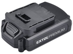 (obrázek pro) Baterie akumulátorová 18V, Li-ion, 1500mAh EXTOL PREMIUM