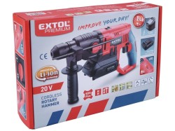 (obrázek pro) Kladivo vrtací aku SHARE20V, SDS plus, 20V Li-ion, bez baterie a nabíječky
