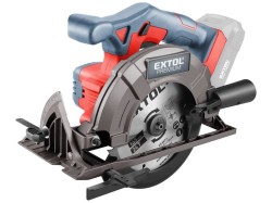 (obrázek pro) Pila kotoučová aku SHARE20V, 165mm, 20V Li-ion, bez baterie a nabíječky EXTOL PREMIUM