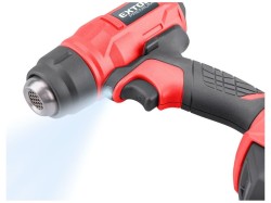 (obrázek pro) Aku horkovzdušná pistole, 20V, Li-Ion, 550°C, 2Ah, SHARE20V EXTOL PREMIUM