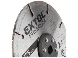 (obrázek pro) Kotouc řezný, diamantový, 125x20mm EXTOL PREMIUM