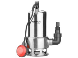 (obrázek pro) Čerpadlo ponorné kalové, nerezové tělo, 1100W, 1600l/h, 15m kabel EXTOL PREMIUM