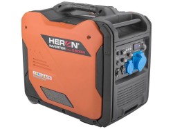 (obrázek pro) Elektrocentrála digitální invertorová, 5,5 kW, elektrický start, ATS-ready, podvozek - HERON