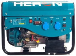 (obrázek pro) Elektrocentrála benzínová a plynová (LPG/NG) 6,3HP, elektrický start, Benzín 2,4kW, LPG 2,2kW, CNG 2,0kW, HERON, LPGG 22