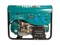 (obrázek pro) Elektrocentrála benzínová a plynová (LPG/NG) 13HP, elektrický start, Benzín 5,0kW, LPG 4,8kW, CNG 4,6kW, HERON, LPGG 50