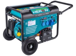 (obrázek pro) Elektrocentrála benzínová a plynová (LPG/NG), 17HP/8,2kW, elektrický start, ATS ready, podvozek HERON