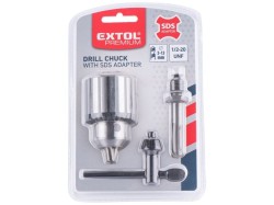 (obrázek pro) SDS redukce + hlava na vrtačku, 2-13mm EXTOL PREMIUM