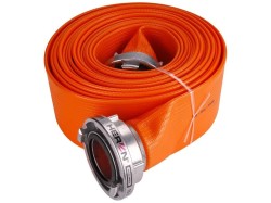(obrázek pro) Hadice B75 PVC Orange 10m se spojkami, 3″, 10m, HERON