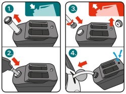 (obrázek pro) Kanystr ocelový na benzín, 20L HERON