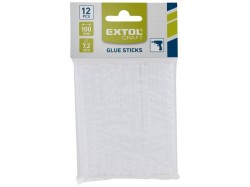 (obrázek pro) Tyčinky tavné transparentní, 7,2x100mm, 12ks, EXTOL CRAFT