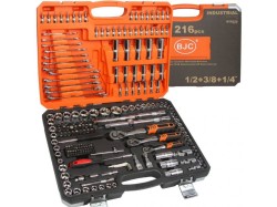 (obrázek pro) Gola sada 216ks, 1/2″, 3/8″, 1/4″ BJC