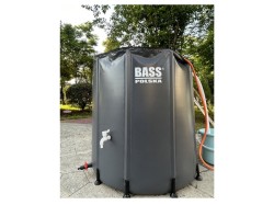 (obrázek pro) Nádrž na dešťovou vodu skládací 500l, šedá BASS