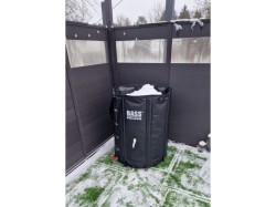 (obrázek pro) Nádrž na dešťovou vodu skládací 500l, šedá BASS