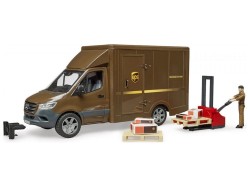 (obrázek pro) MB Sprinter UPS s příslušenstvím a řidičem BRUDER