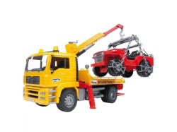 (obrázek pro) Odtahový vůz MAN TGA + Jeep 02750 BRUDER