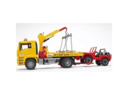 (obrázek pro) Odtahový vůz MAN TGA + Jeep 02750 BRUDER
