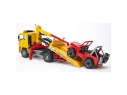 (obrázek pro) Odtahový vůz MAN TGA + Jeep 02750 BRUDER