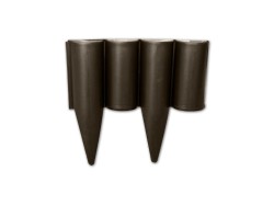 (obrázek pro) Plastový obrubník - palisáda 2,5m, 225mm, hnědá PALGARDEN