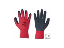 (obrázek pro) Pracovní rukavice 10″, červeno-černé PERFECT GRIP RED