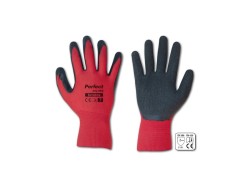 (obrázek pro) Pracovní rukavice 9″, červeno-černé PERFECT GRIP RED