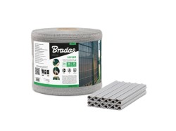 (obrázek pro) Plotová, balkónová tkanina 19cmx36m, světle šedá BRADAS