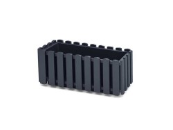(obrázek pro) Květináč-truhlík 38x18cm antracit BOARDEE FENCYCAS