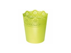 (obrázek pro) Plastový květináč 160mm DLAC160 LACE (Barva: Fuksie)