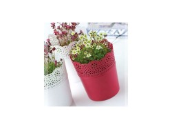 (obrázek pro) Plastový květináč 160mm DLAC160 LACE (Barva: Fuksie)