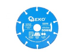 (obrázek pro) Kotouč řezný do dřeva, plastu, sádrokartónu 125x22,2mm GEKO
