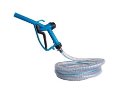 (obrázek pro) Mini čerpadlo na naftu 12V, s čerpací pistolí a hadicí GEKO