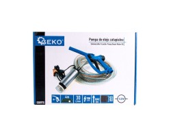 (obrázek pro) Mini čerpadlo na naftu 12V, s čerpací pistolí a hadicí GEKO