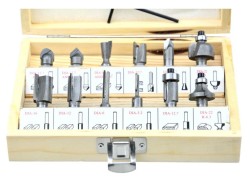 (obrázek pro) Frézy tvarové do dřeva, sada 12 ks GEKO