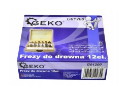 (obrázek pro) Frézy tvarové do dřeva, sada 12 ks GEKO