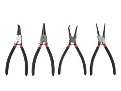 (obrázek pro) Kleště seeger 230mm/10″, sada 4ks GEKO