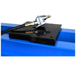 (obrázek pro) Hydraulický, pneumatický dílenský lis 20t s manometrem GEKO