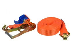 (obrázek pro) Pás upínací ráčnový s háky 12m x 50mm 5t GEKO