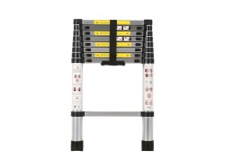 (obrázek pro) Teleskopický žebřík 2,6m, 150kg, hliníkový GEKO