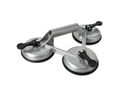 (obrázek pro) Přísavka na sklo a obklady, hliníková 3x115mm GEKO