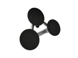 (obrázek pro) Přísavka na sklo a obklady, hliníková 3x115mm GEKO