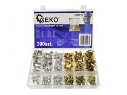 (obrázek pro) Sada nýtovacích matic hliník/ocel 300ks GEKO