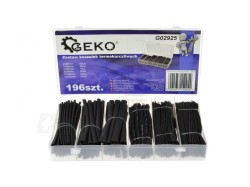 (obrázek pro) Sada izolačních, teplem smrštitelných hadiček 196ks GEKO