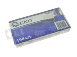 (obrázek pro) Sada izolačních, teplem smrštitelných hadiček 196ks GEKO