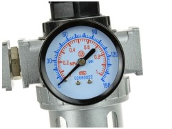 (obrázek pro) Regulátor tlaku 1MPa s filtrem, manometrem a přim. oleje 1/2″ GEKO