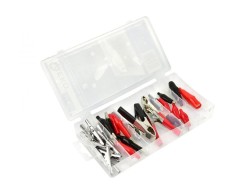 (obrázek pro) Sada 28ks elektrikářských svorek (krokodýlů) GEKO