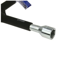 (obrázek pro) Křížový klíč na kolové matice 14″ 17mm, 19mm, 21mm, 1/2″ GEKO