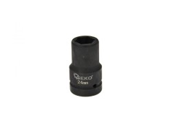 (obrázek pro) Nástrčná hlavice kovaná, rázová 24mm 1″ GEKO