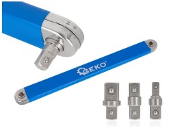 (obrázek pro) Prodlužovací ráčnový nástavec, adaptér 1/2″, 1/4″, 3/8″ GEKO