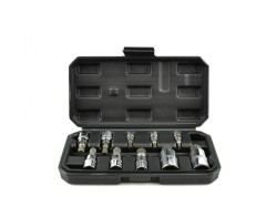 (obrázek pro) Hlavice zástrčné XZN 1/4”, 3/8”, 1/2”, M4-M18, sada 10ks GEKO