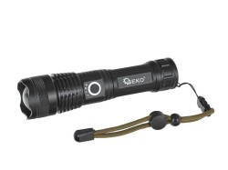 (obrázek pro) Taktická svítilna, LED XHP50, 15 W, 1500 lm, 1800 mAh - GEKO
